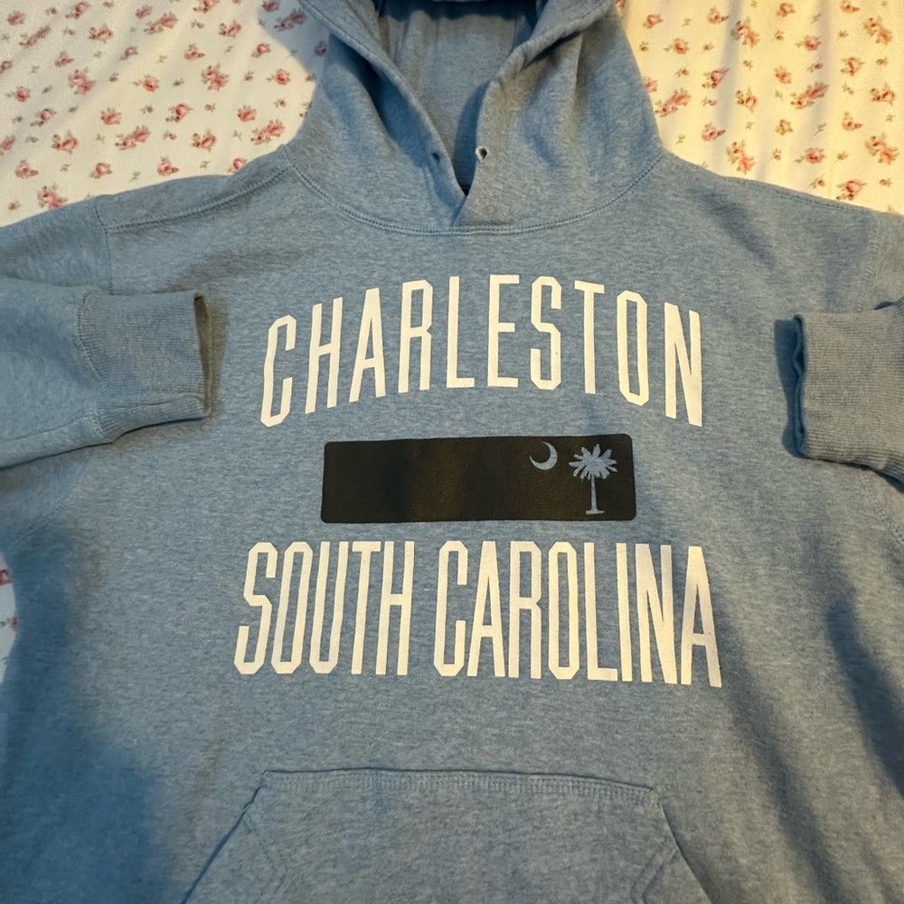 Charleston South Carolina Blue Hoodie